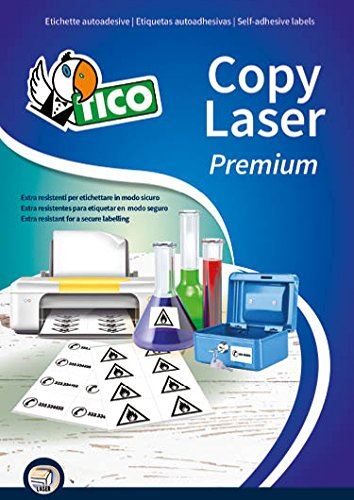 Etichette adesive LP4P - in poliestere - laser …