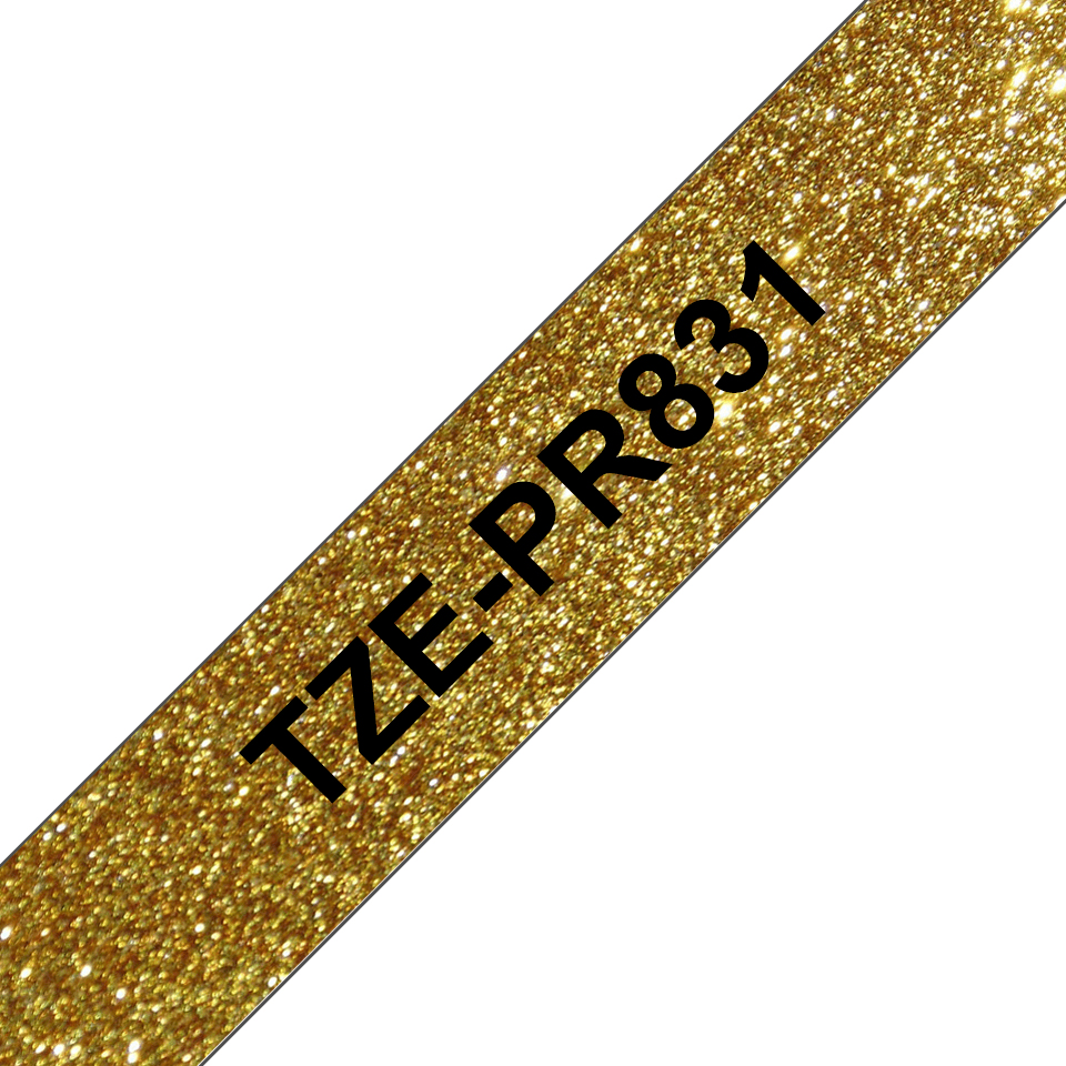 Nastro laminato da 12 mm premium oro glitter …
