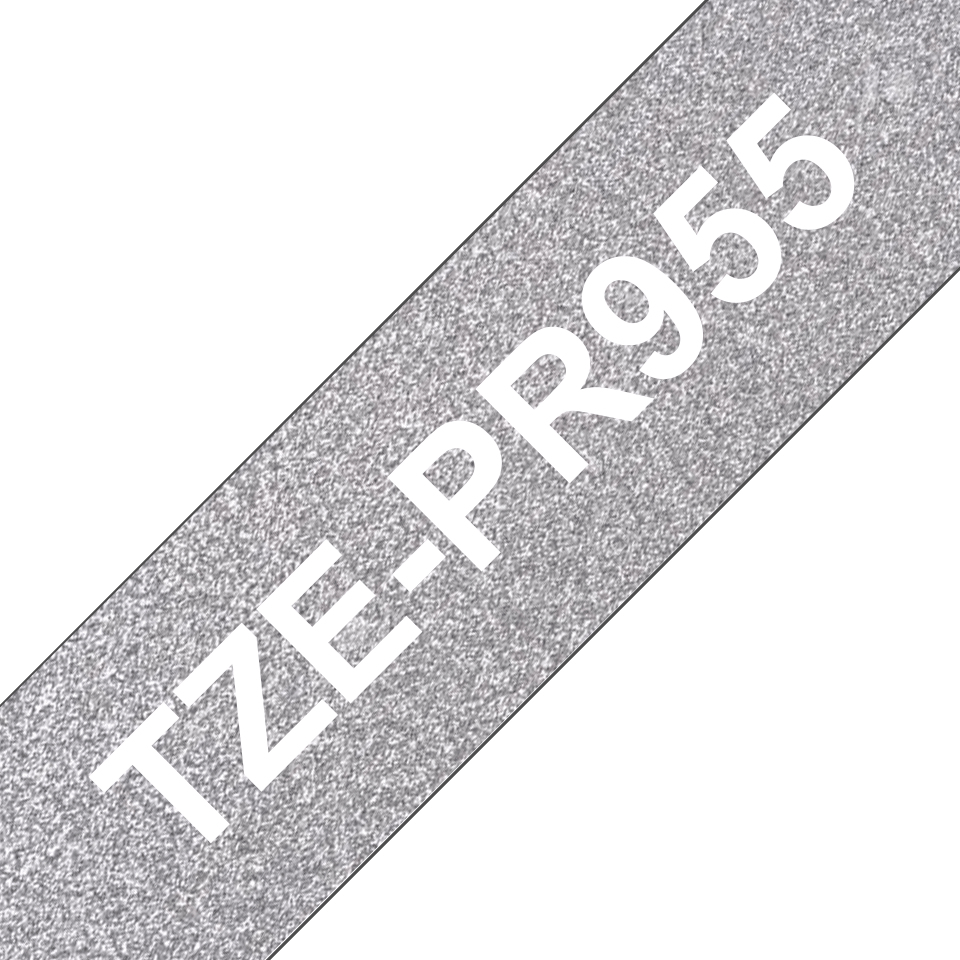 Nastro laminato da 24 mm premium argento glitter …