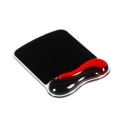 Tappetino Duo Gel - per mouse - rosso/fumo …