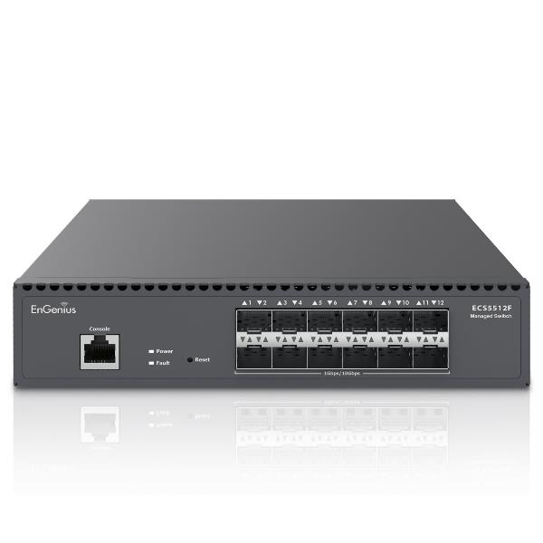 EnGenius ECS5512F, Gestito, L2+, Full duplex, Montaggio rack