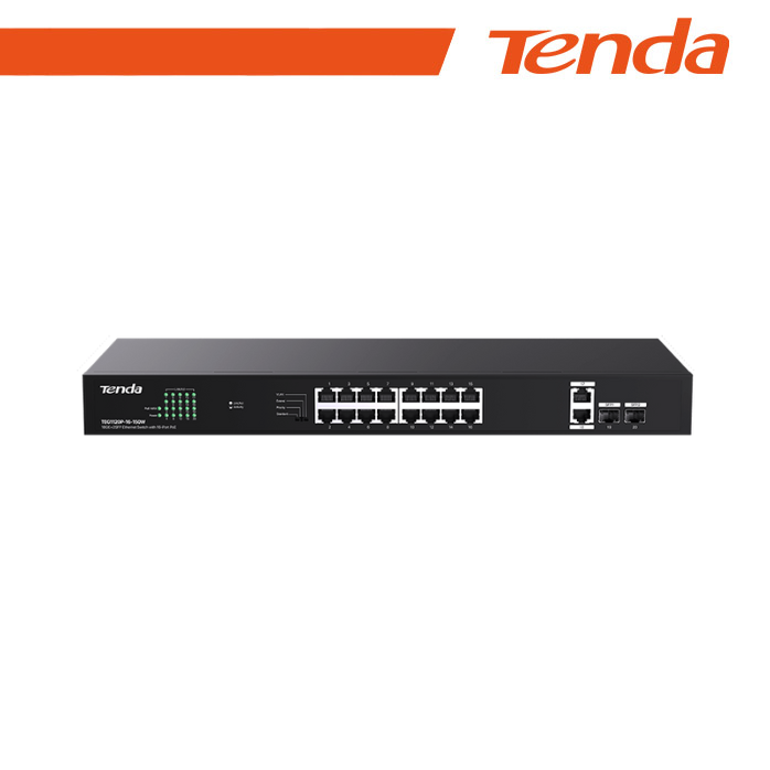 TENDA TEG1120P-16-150W SWITCH NON GESTITO 18 PORTE DI …