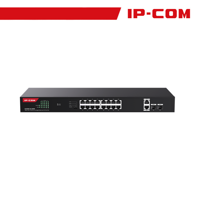 IP-COM G1120P-16-250W SWITCH 18 PORTE GIGABIT Base-T + …