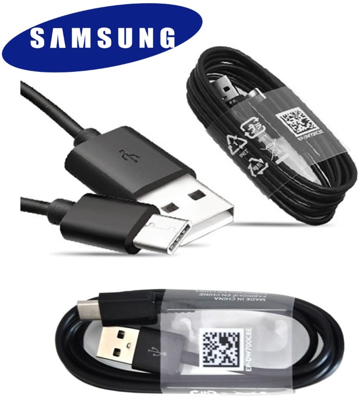 EP-DW700CBE Cavo Samsung Type-C Dati Nero in Bulk …