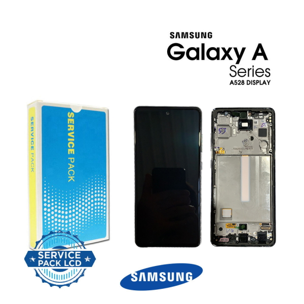 Lcd Samsung SM-A528 A52s 5G Nero Service Pack …