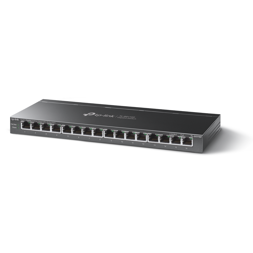 TP-LINK TL-SG116P V1 SWITCH NON GESTITO - 16 …