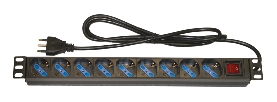 LINK MULTIPRESA DA RACK 19" 9 PRESE UNIVERSALI …