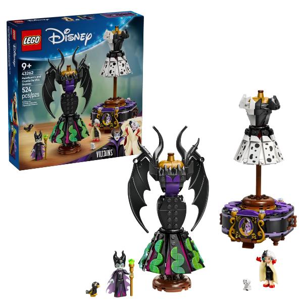 LEGO DISNEY ABITI DI MALEFICA E CRUDELIA DE …