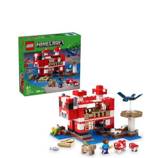 LEGO MINECRAFT LA CASA DEL MOOSHROOM DA COSTRUIRE …
