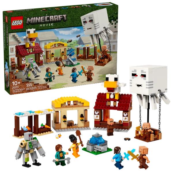 LEGO MINECRAFT ATTACCO AL VILLAGGIO DEL GHAST PALLONE …