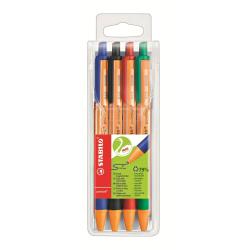 Penna a sfera a scatto Pointball Green - …