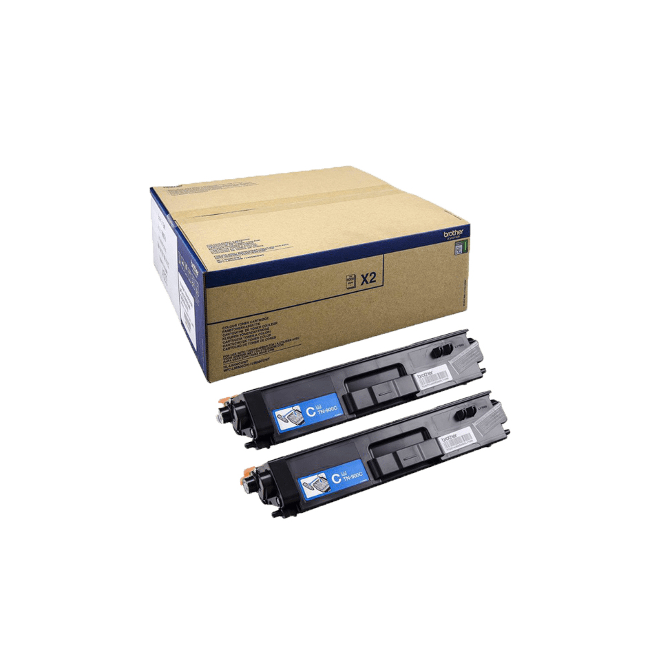 Brother TN900C - Confezione da 2 - ciano …