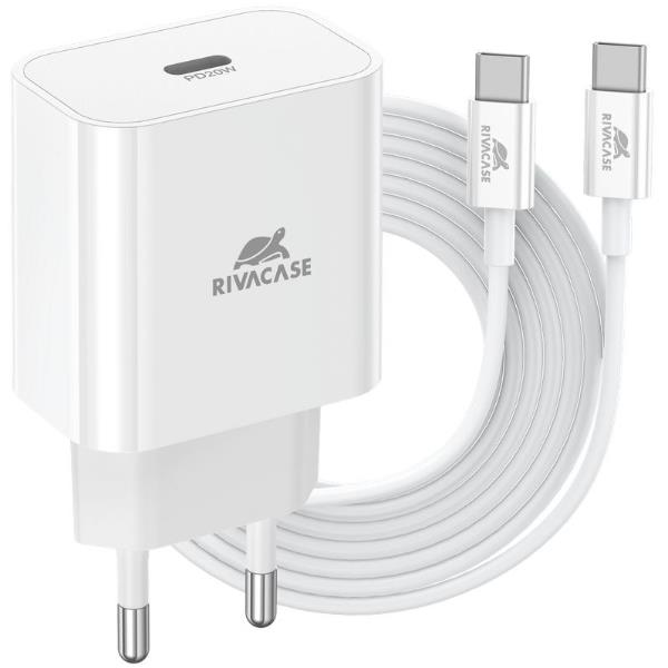 RIVACASE CARICABATTERIE DA RETE USB-C PD 20W CON …