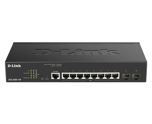 D-LINK DGS-2000-10P SWITCH 8 PORTE POE GESTITO L2 …