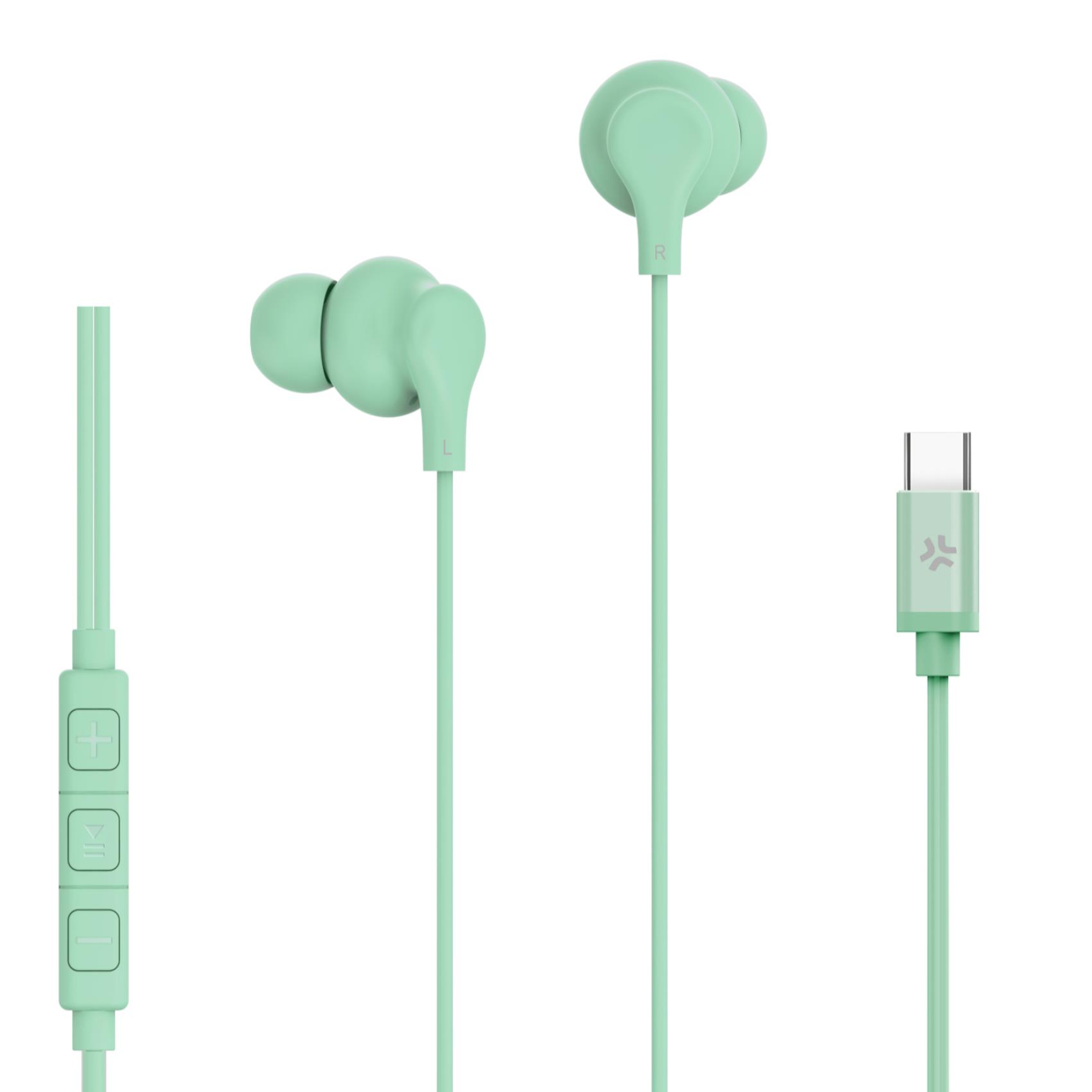 Celly UP1600TYPEC - USB-C Stereo Wired Earphones