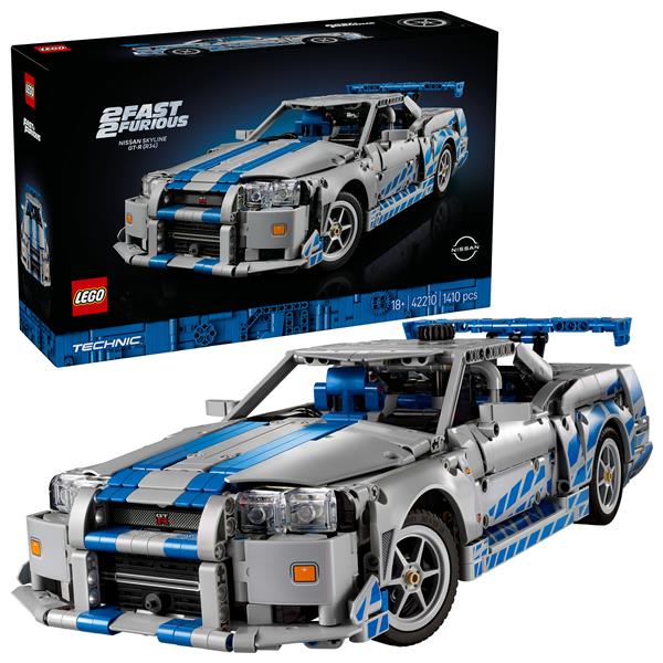 LEGO TECNIC NISSAN SKYLINE GT-R R34 FAST FURIOS …