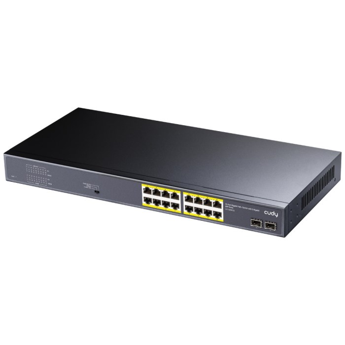 CUDY GS1020PS2 SWITCH 18 PORTE 16 PORTE GIGABIT …