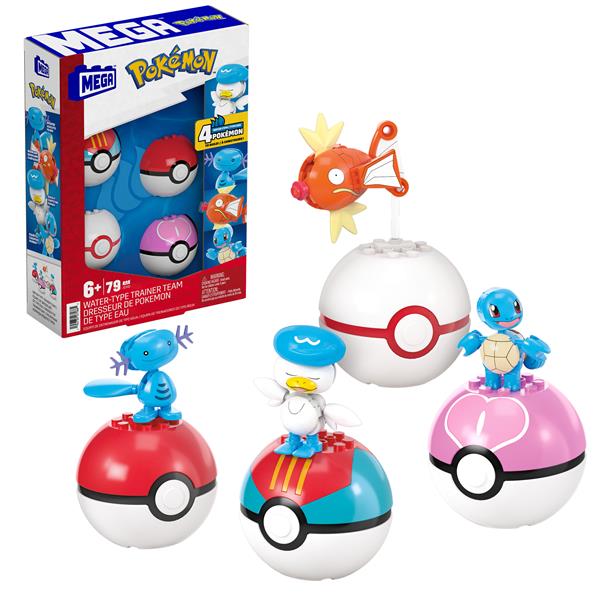 MATTEL MEGA POKEMON POKEBALL TIPO ACQUA SET DA …