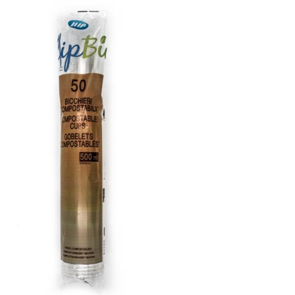 ILIP CF50 BICCHIERI TRA 575 CC PLA BIO
