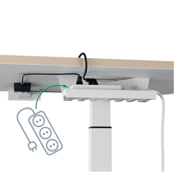 Scrivania Compatta Elettrica Sit-Stand - fissa - 80 …