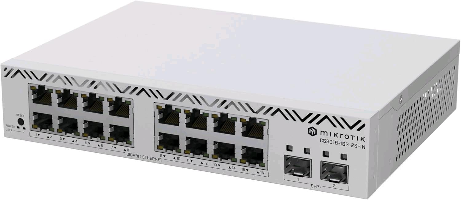Mikrotik CSS318-16G-2S+IN switch di rete Gestito Gigabit Ethernet …