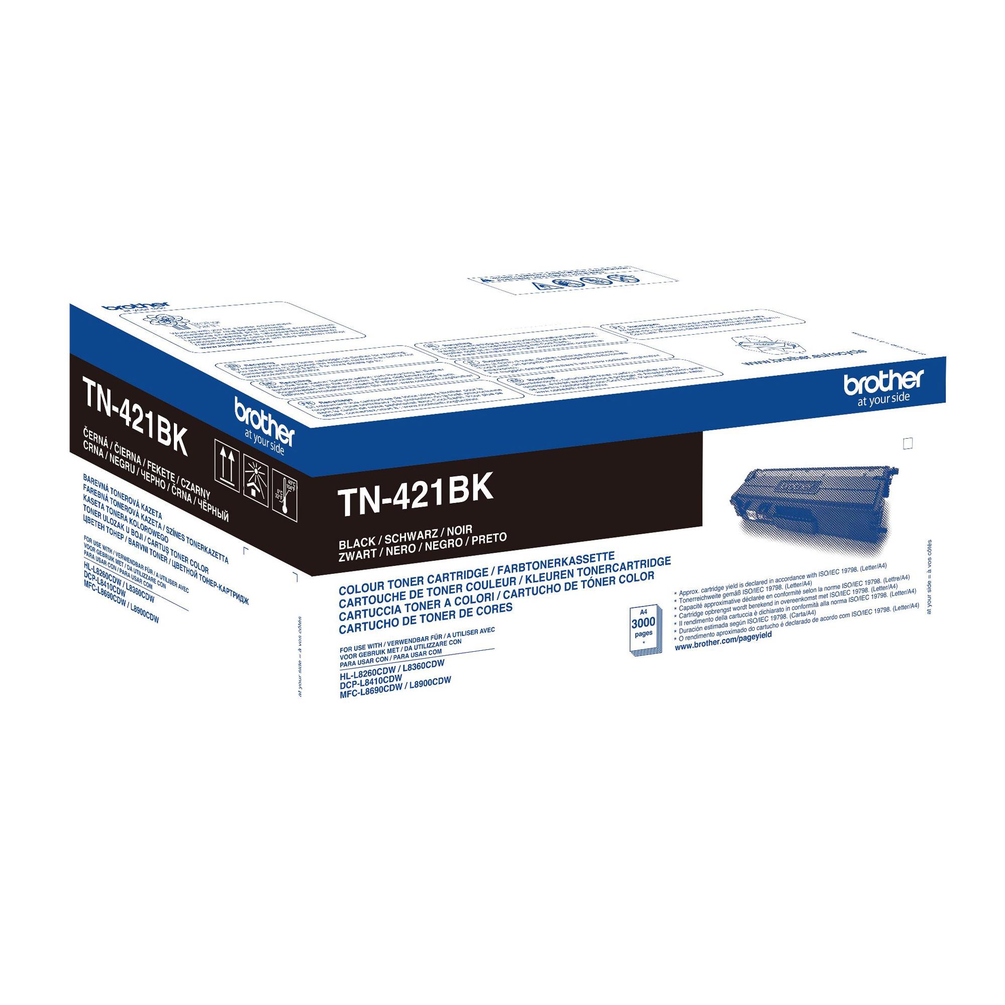 Brother TN-421BK cartuccia toner 1 pz Originale Nero