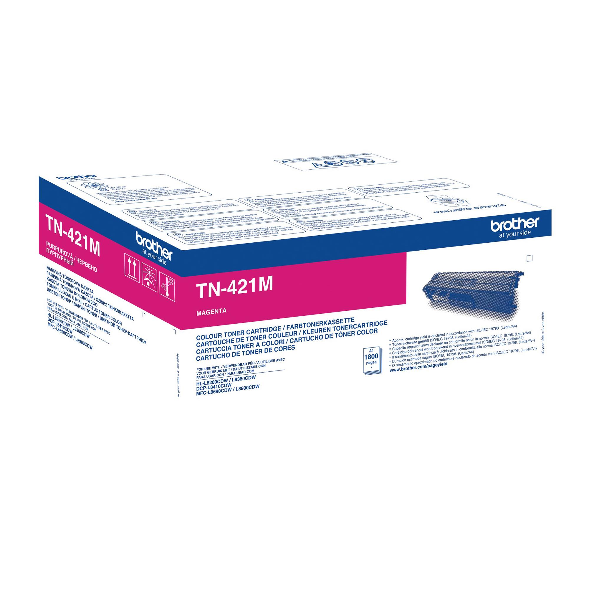 Brother TN-421M cartuccia toner 1 pz Originale Magenta