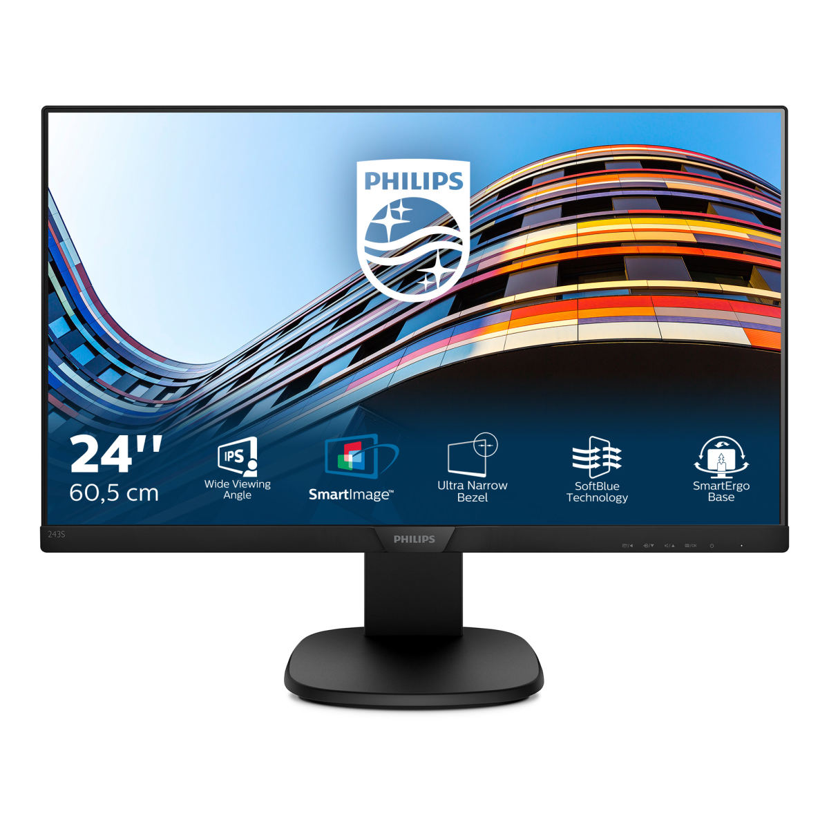 Philips S Line Monitor LCD con tecnologia SoftBlue …