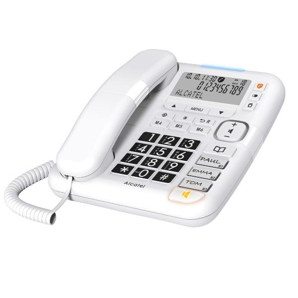 ALCATEL TMAX70 TELEFONO DA TAVOLO PER ANZIANI AMPIO …