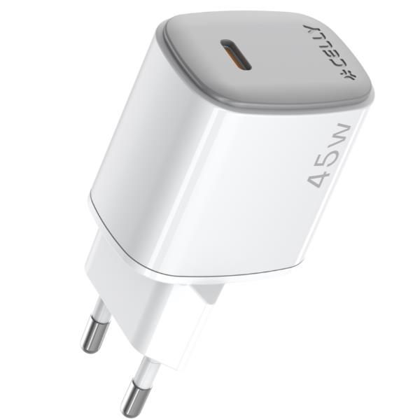 Celly 45W GaN Wall Charger UPTC COLLECTION
