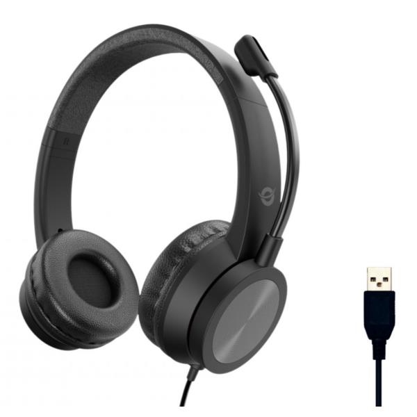 Conceptronic CUFFIA STEREO USB con Microfono Riduzione rumorosità …