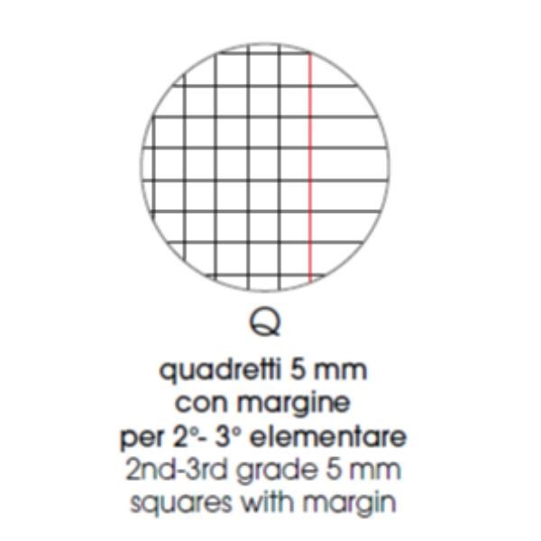 Maxiquaderno Bambino fantasia - A4 - 5mm c/margine …