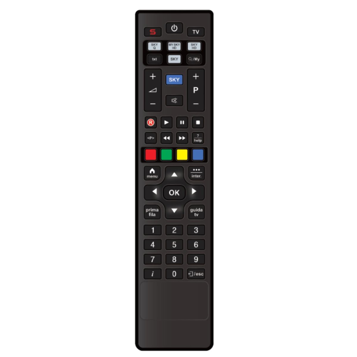 NILOX SKY TELECOMANDO UNIVERSALE PER DECODER SKY MY, …