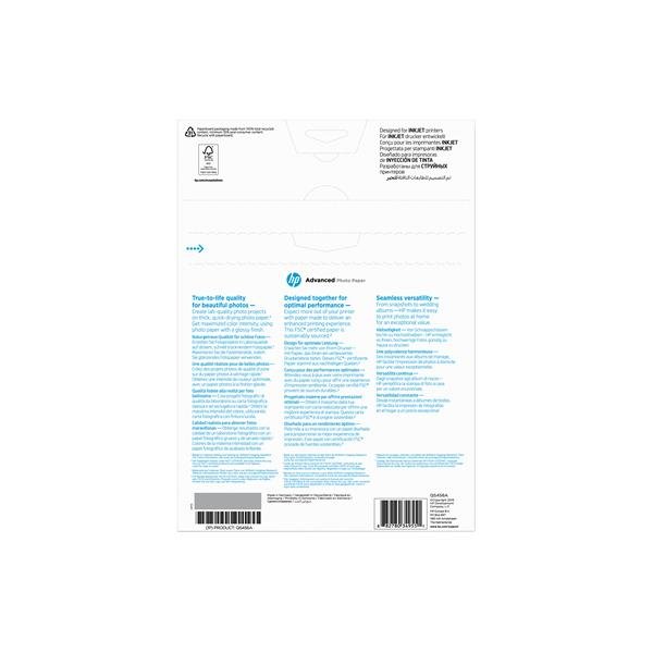 Hp - Carta fotografica originale lucida Hp Advanced …