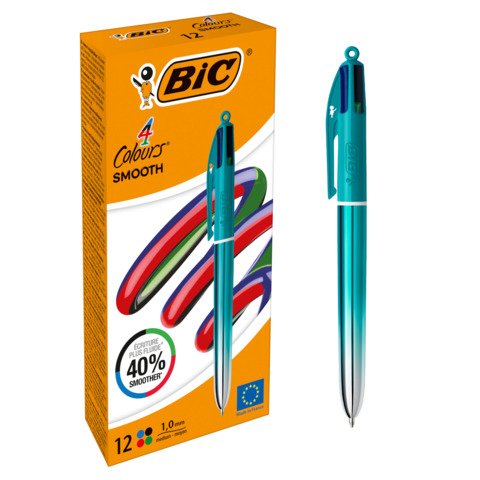 Penna sfera a scatto multifunzione 4 Colours Smooth …