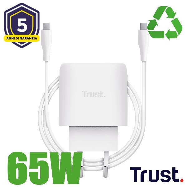 Trust Maxo Caricabatteria USB-C GaN da 45 W