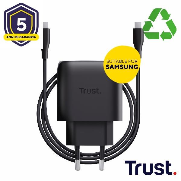 TRUST MAXO CARICABATTERIE DA RETE GaN 45 W …