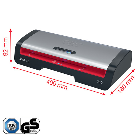GBC 250 HOME OFFICE A4 PLASTIFICATRICE A CALDO …
