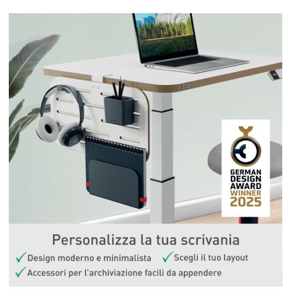 Pannello forato con accessori portapenne, gancio e portariviste …