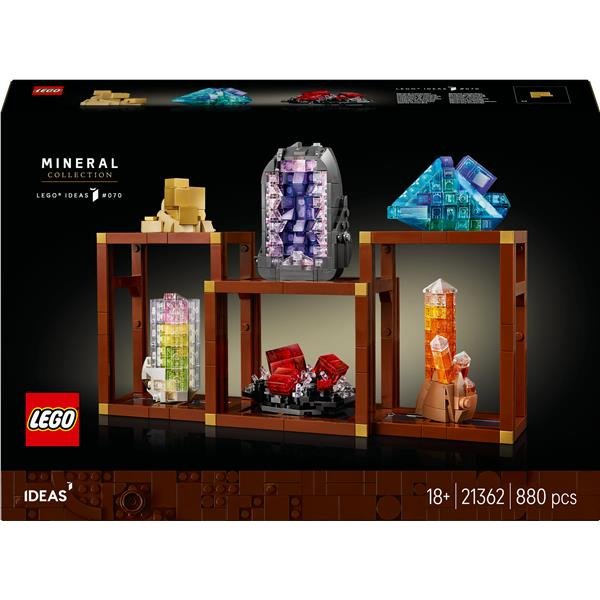 LEGO IDEAS COLLEZIONI DI MINIRALI MODELLINO DA ESPOSIZIONE …