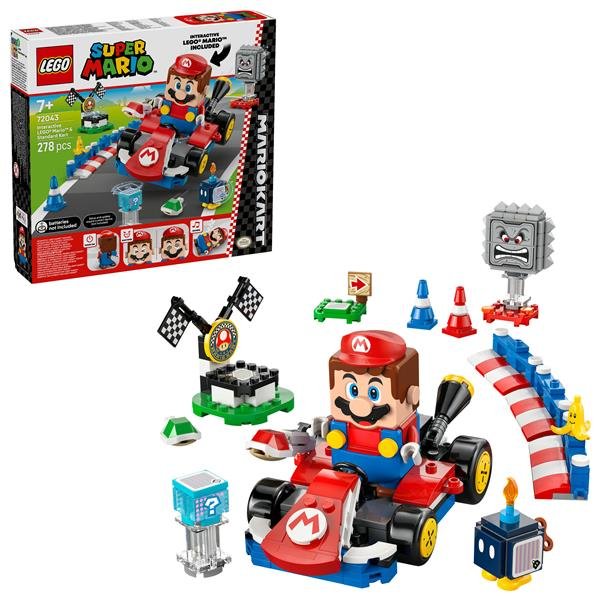 LEGO MARIO KART INTERATTIVO E KART STANDARD PERCORSO …