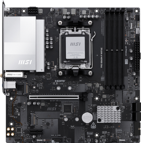MSI PRO B840M-P WIFI6E, AMD, Socket AM5, AMD …