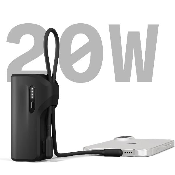 Cygnett Battery bank Thumboost 5K Powerbank con cavo …
