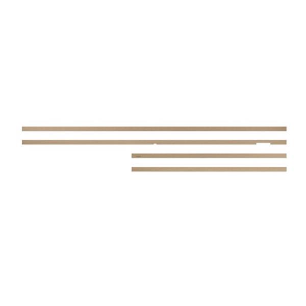 SAMSUNG CORNICE 75 FRAME TEAK
