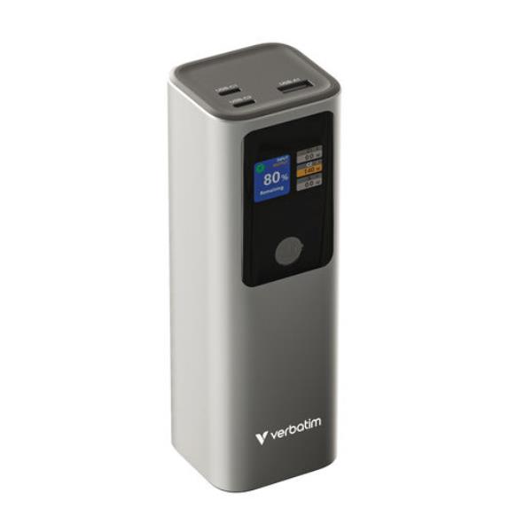 VERBATIM CHARGE'N'GO POWER BANK 2.7000mAh 183W 2 USB-C …