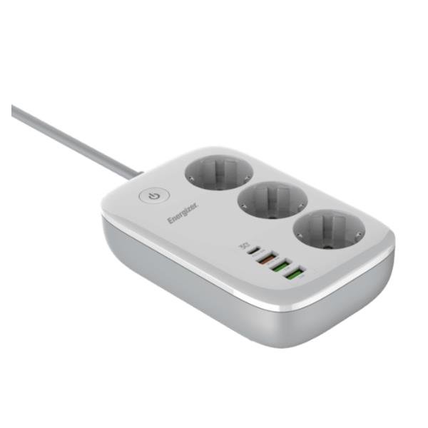 ENERGIZER MULTIPRESA 3 SCHUKO + 3 USB + …