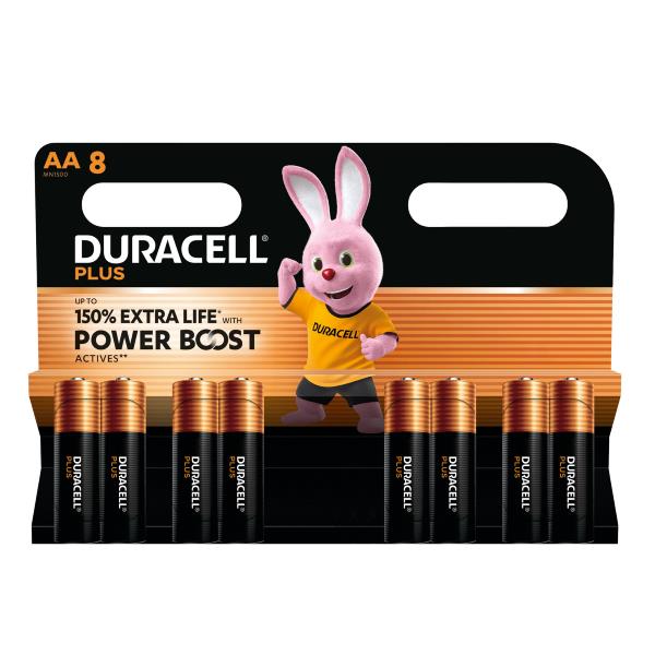 DURACELL PLUS POWERBOOST BATTERIA ALCALINA STILO AA 1.5 …