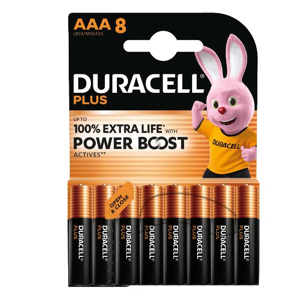DURACELL PLUS POWERBOOST BATTERIA ALCALINA MINISTILO AAA CONF …