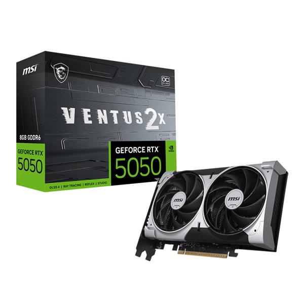MSI GEFORCE RTX 5050 8G VENTUS 2X OC …