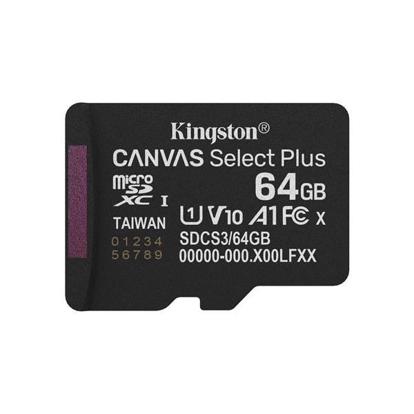 KINGSTON CANVAS SELECT PLUS 256GB microSDXC A1 / …